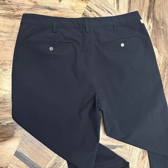 Ministry of Supply Men's Pace Poplin Chino Black 34 NWT Tech Stretch Pants - Picture 8 of 14